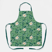 Tablier Lotus Lagoon Motif - Le Lotus Blanc (Recto)