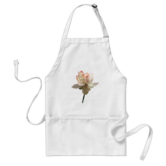 Tablier Lotus Rose Clair (Devant)