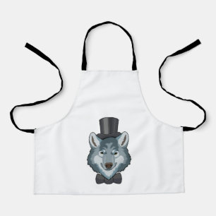 Tablier Loup comme marié avec arc