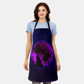 TABLIER LOUP HURLANT LUNE MAGENTA (Porté)