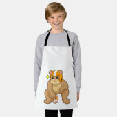 Tablier L'ours dans les sports de football (Porté)