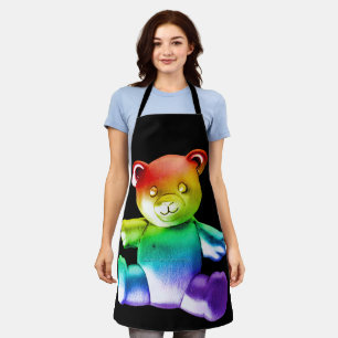 Tablier L'ours en peluche en métal brossé de SlipperyJoe,