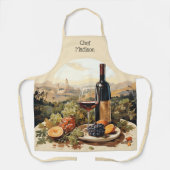 Tablier Louveur de vin de texte personnalisé (Recto)