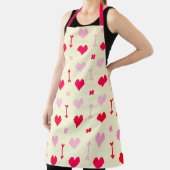 Tablier Love Arrows & Blossoms Apron (Insitu)