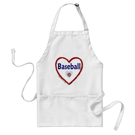 Tablier Love Baseball (Devant)