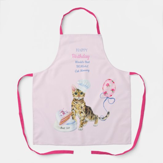 Tablier Love Chats Cuisine Backing Kitchen Goddess Anniver (Recto)