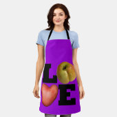 Tablier LOVE Collection Pomme de terre Cuisine tout-en Apr (Porté)
