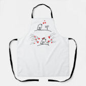 Tablier LOVE ECHO - Comic Birds Tweetlercools 1 (Recto)