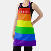 Tablier Love is Love Gay Pride LGBTQ Beautiful (Insitu)