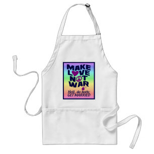 Tablier Love Not War