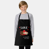 Tablier Love One Chocolate at a Time Drôle Citation (Porté)