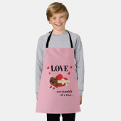 Tablier Love One Chocolate at a Time Drôle Citation (Porté)