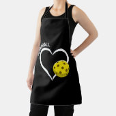 Tablier Love Pickleball Fun cadeau (Insitu)