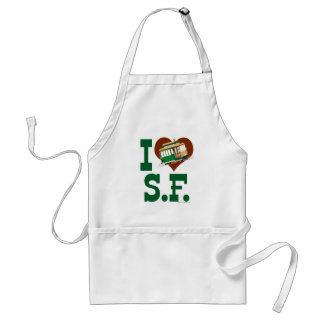Tablier Love San Francisco Cable Cars Illustrated Art