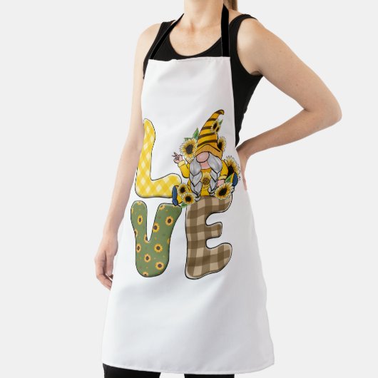 Tablier Love Sunflower Gnome (Insitu)