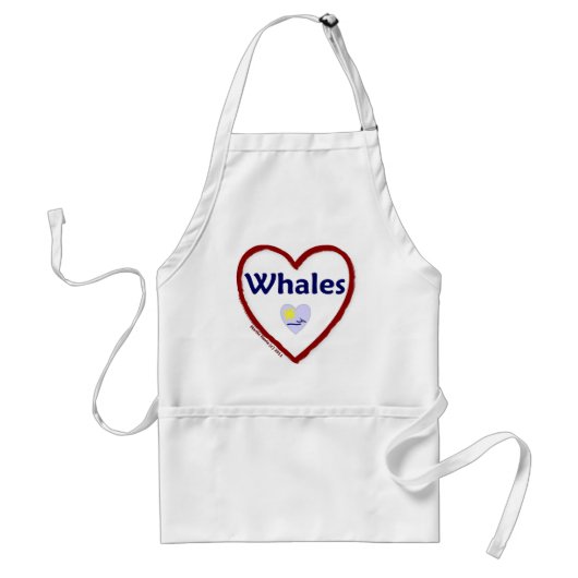 Tablier Love Whales (Devant)