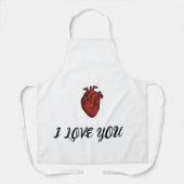 Tablier Love You - kitchen Gift  (Recto)