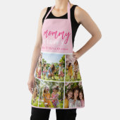 Tablier Love You Mommy mignon Pink Photo Collage (Insitu)