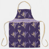 Tablier Lovely Lavender & Blé Purple (Recto)