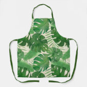 Tablier Luana Aquarelle Tropical Vivid Feuilles (Recto)