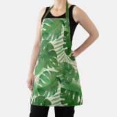 Tablier Luana Aquarelle Tropical Vivid Feuilles (Insitu)