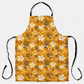 TABLIER LUAU TIKI MOTIF (ORANGE) (Recto)