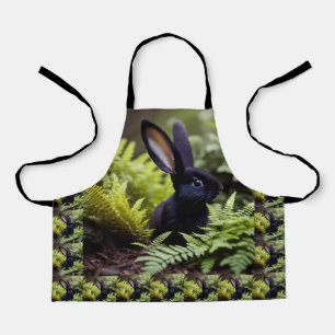 Tablier Lucifer Le Petit Lapin Noir, Apron Enfants