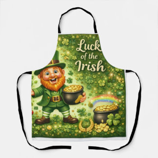 Tablier Luck of the Irish All Print Apron