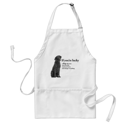 Tablier Lucky Black Lab (Devant)