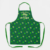 Tablier Lucky dans la cuisine Green St Patrick's Day Apron (Recto)