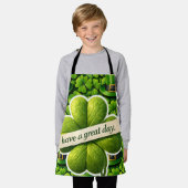 Tablier Lucky for leaf clover Saint Patrick's Day Patrick' (Porté)