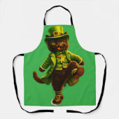Tablier Lucky leprechaun black cat Saint Patrick's Day Pat (Recto)