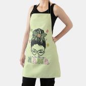 Tablier Lucky Mama - Messy Bun - Clover St. Patrick (Insitu)