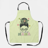 Tablier Lucky Mama - Messy Bun - Clover St. Patrick (Recto)