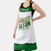 Tablier Lucky Vibes Irish Apron - Personnalisé St. Paddy G (Insitu)