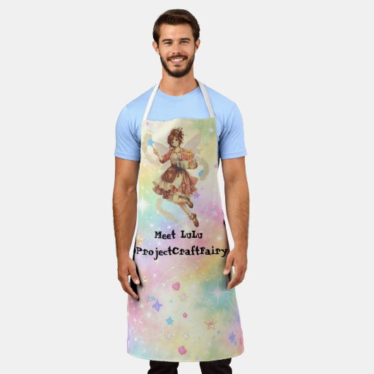 Tablier LuLu the #ProjectCraftFairy -All-Over Print Apron (Porté)