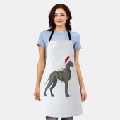 Tablier Lumière de Noël Great Dane (Porté)