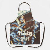 Tablier Lumières de vacances de style rétro (Recto)