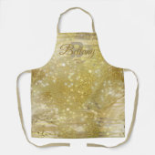 Tablier Luminaires Twinkle Sur Parties scintillant Or Glam (Recto)