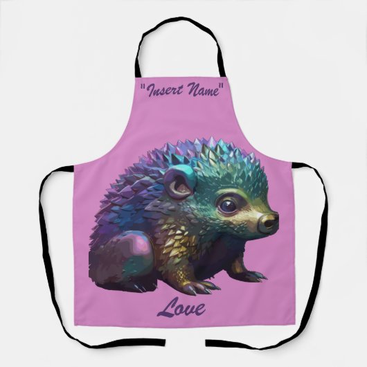 Tablier Lumos le hérisson (Recto)