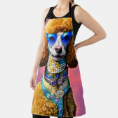 Tablier Lunettes de soleil surdimensionnées Chien de canic (Insitu)