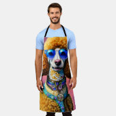 Tablier Lunettes de soleil surdimensionnées Chien de canic (Porté)