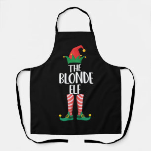 Tablier Lutin Blond Correspondant à La Fête De Noël En Fam