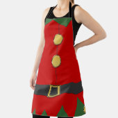 Tablier lutin d'aide du père Noël (Insitu)