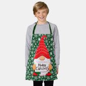 Tablier Lutin de Noël   (Porté)