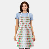 Tablier Lutins de Noël vilains (Porté)