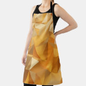 Tablier Luxe design moderne or polygone arrière - plan 3d (Insitu)