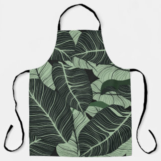 Tablier Luxury nature leaves background. Floral pattern, T