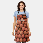 Tablier Lychee or Litchi fruit vegan et vegetarian (Porté)