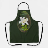 Tablier Lys blanc crépusculaire (Recto)